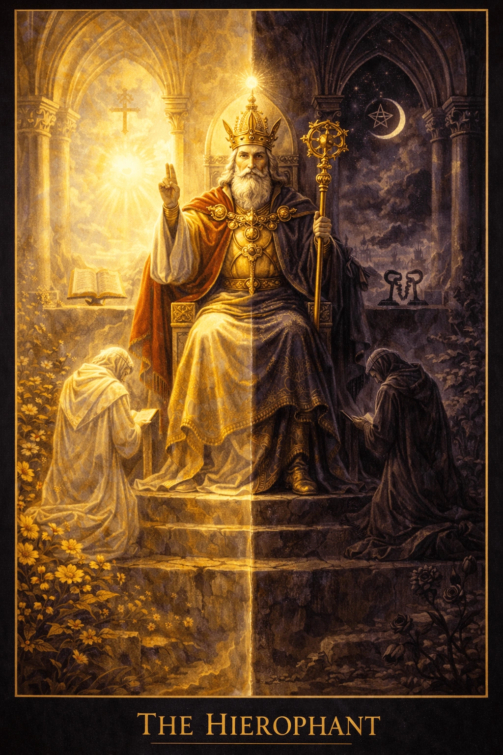 Papież V — karta Tarota