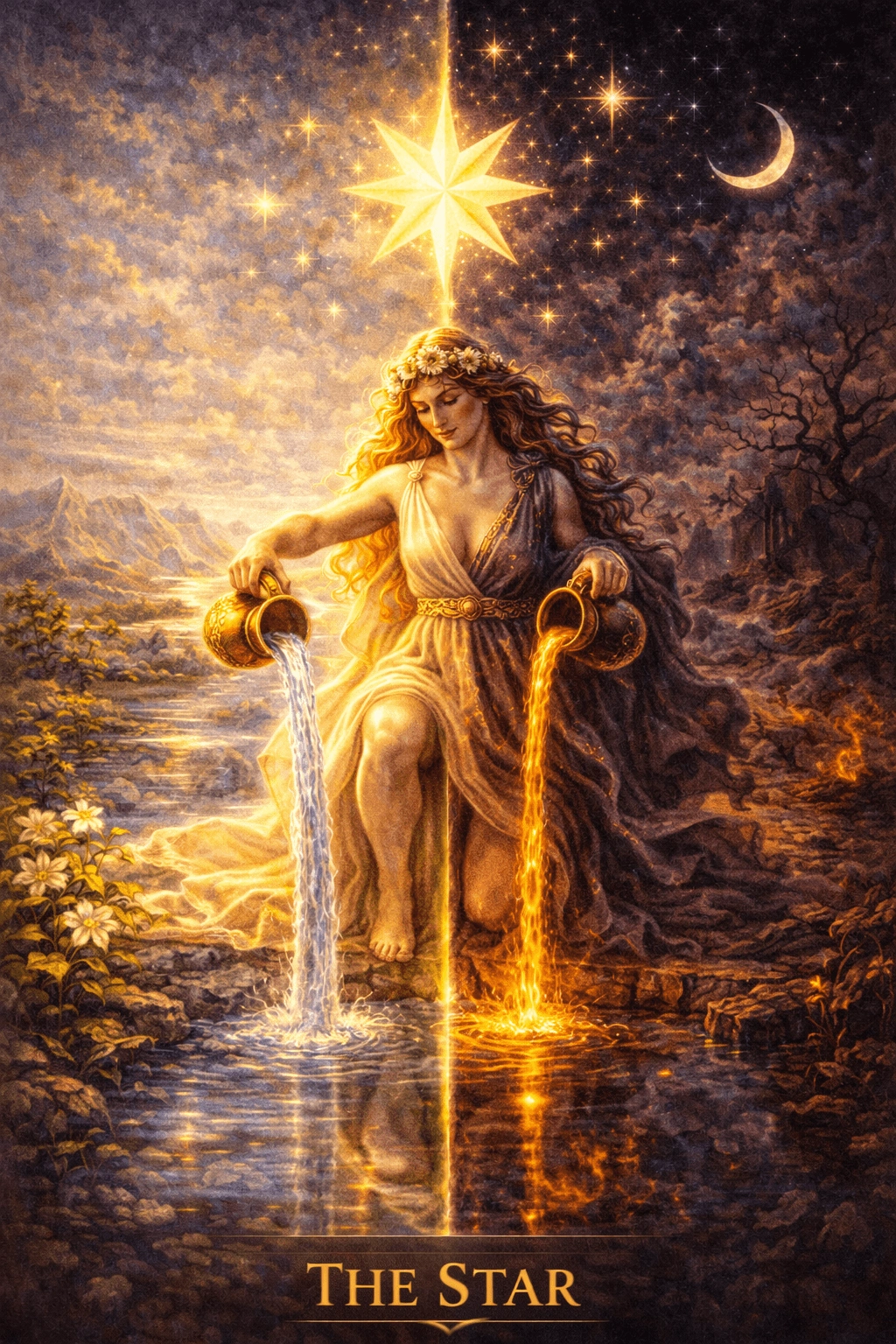 Gwiazda XVII — karta Tarota