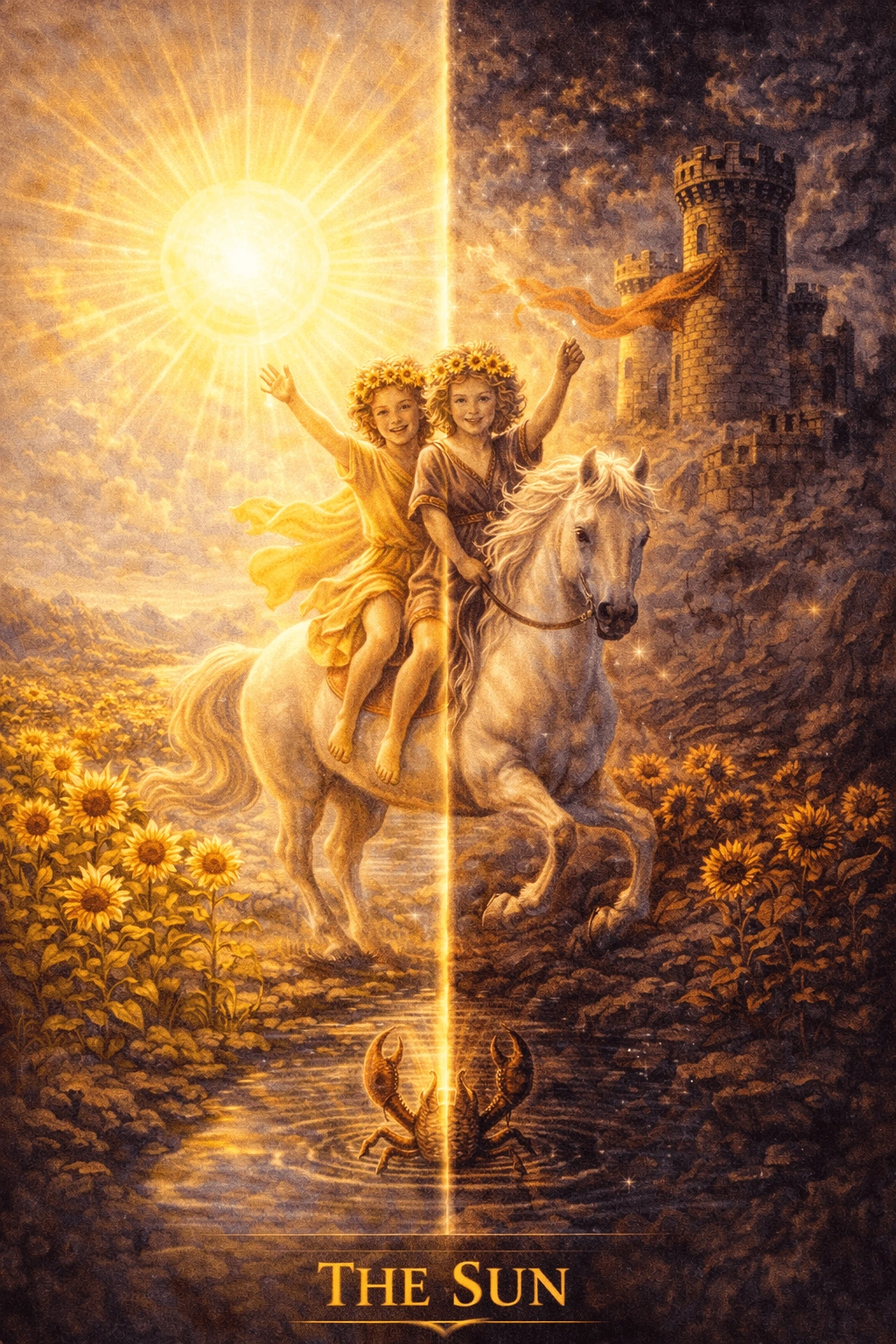 Słońce XIX — karta Tarota