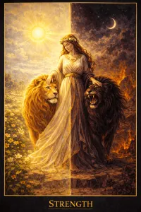 Siła VIII — karta Tarota